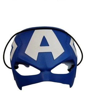 Rubies Marvel Captain America Plastic‎ MASK Halloween Costume Child Blue